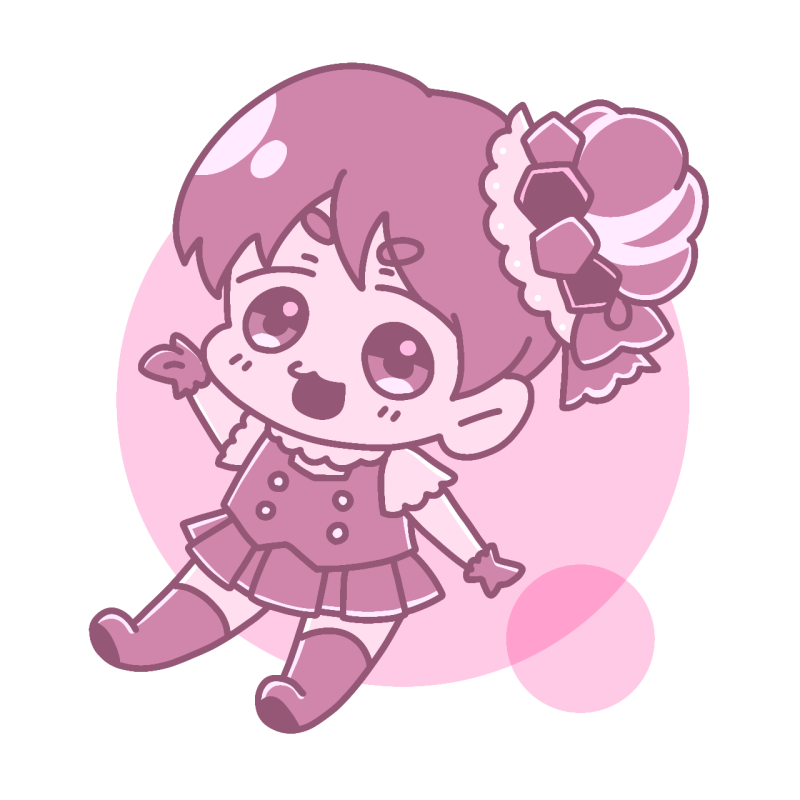 アイコンサイズのデフォルメイラストになります。