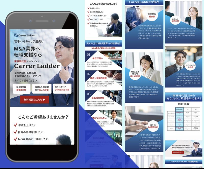 wordpress elementorにて作成