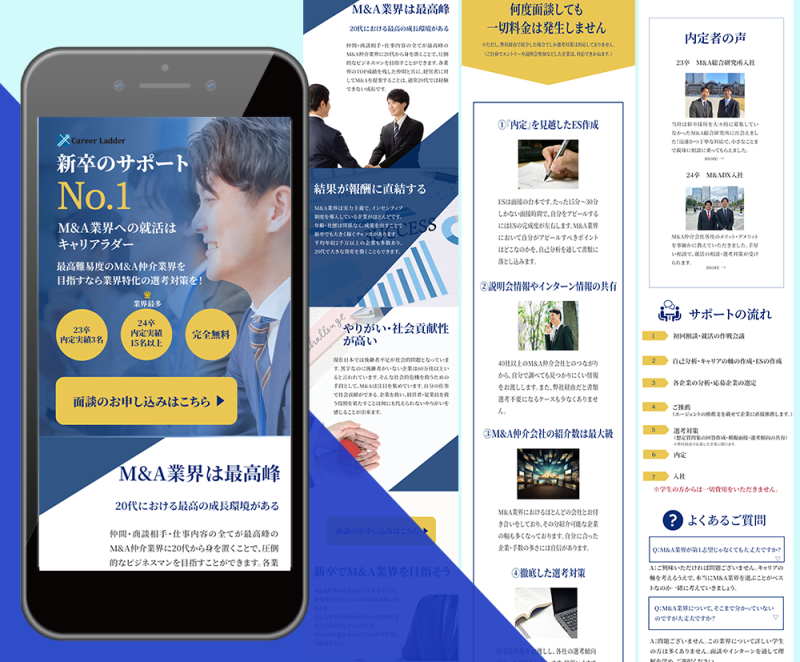 wordpress elementorにて作成