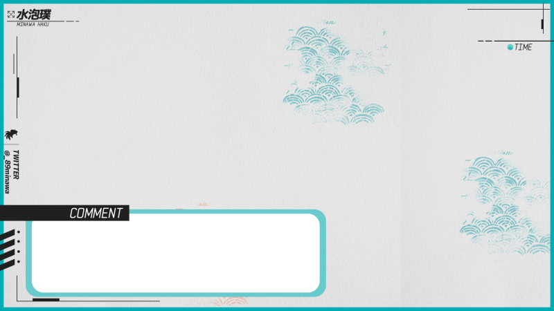 Youtube配信画面デザイン