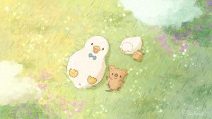 個人ブランド「くおっからいふ」のキービジュアルイラスト