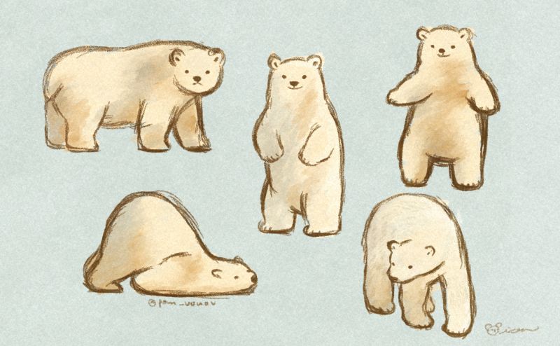 別テイストのイラストです。