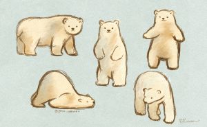 別テイストのイラストです。