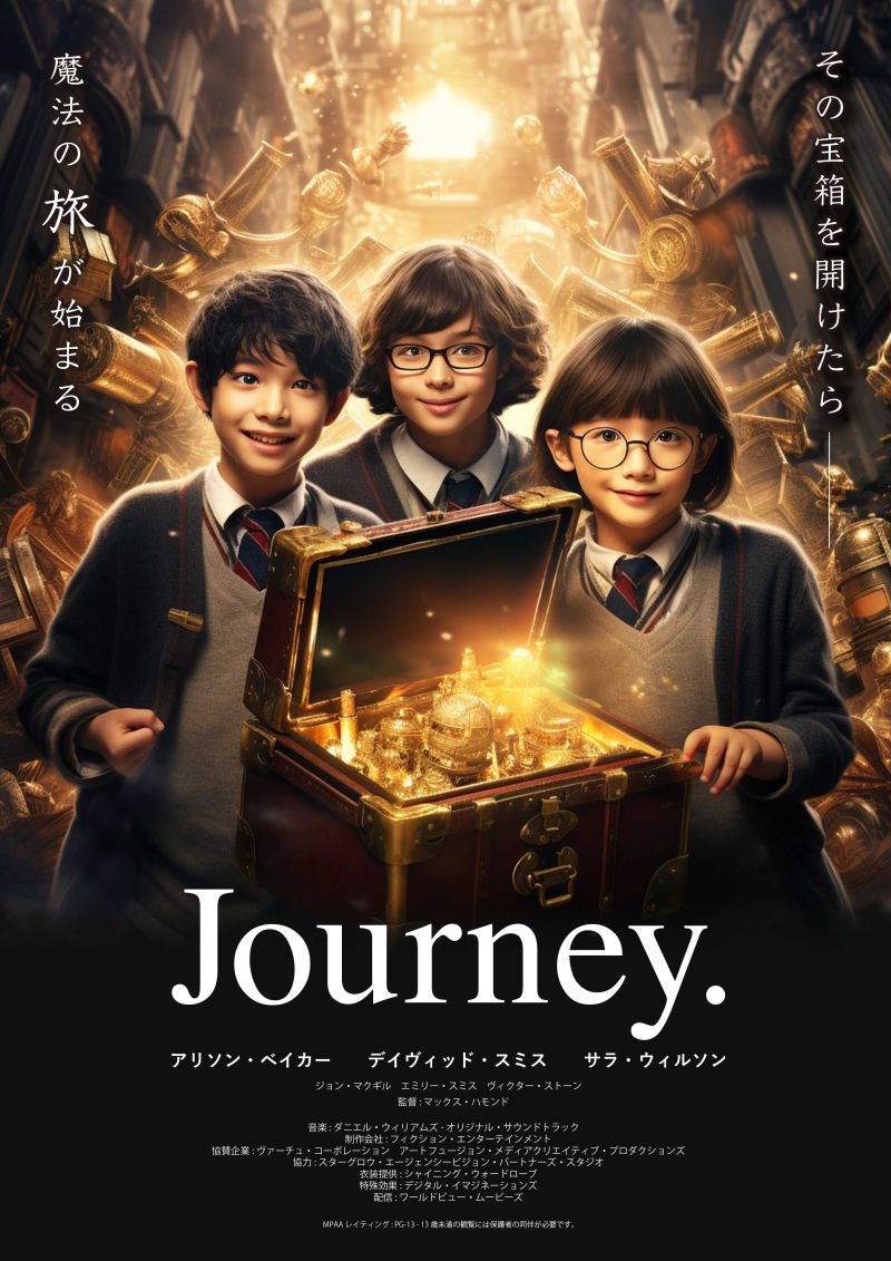 【自主制作】映画のポスターをイメージして製作しました。