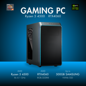 ゲーミングPC広告バナーです。
商品を一番目立たせつつ、パフォーマンス重視するユーザーのためにパーツを大きく目に入るように意識しました。
